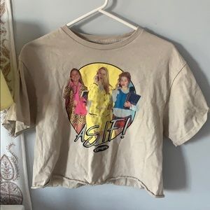 clueless cropped tee